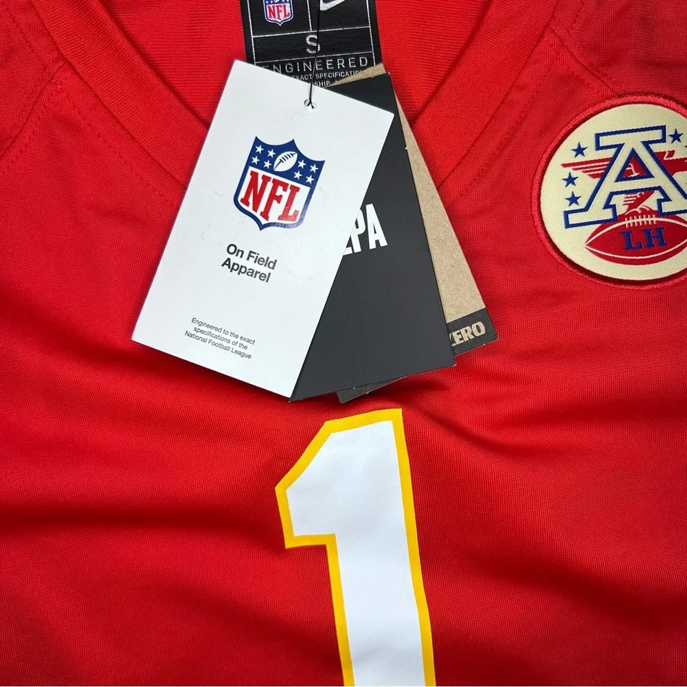Nike Women’s Kansas City Chiefs Xavier Worthy Game Jersey Red Size‎ Small NWT